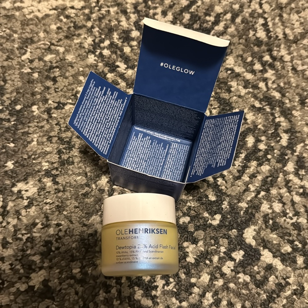Olehenriksen Dewtopia 25% AHA + PHA Flash Facial Exfoliating Face Mask 1.7 oz